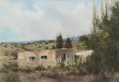 Bernard Vetter (American, b. 1940) Ranchos Adobes - Taos