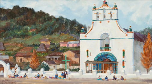 Mike Desatnick (American, b. 1943) Mission Church, 1983