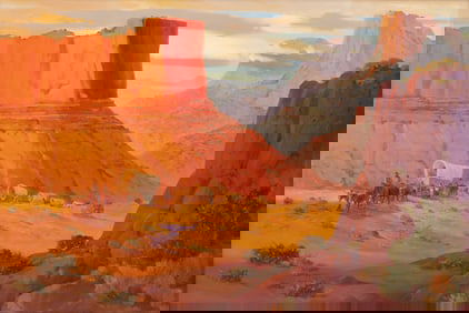 Mel Millsap (American, b. 1927) End of a Long Day