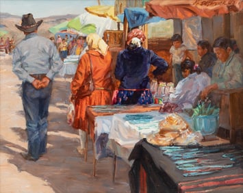 Mike Desatnick (American, b. 1943) Indian Market, 1981