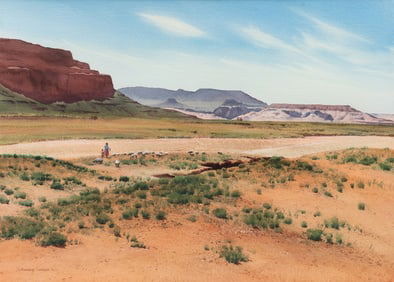 D. Alanson Spencer (American, 1911-1999) The Flock, 1979