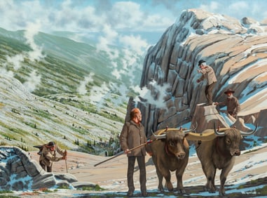 Roy Kerswill (American, 1925-2002) Over The Great Sierra Range