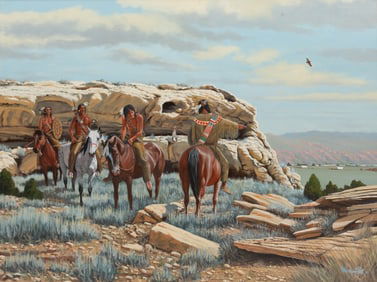 Roy Kerswill (American, 1925-2002) The Intruders