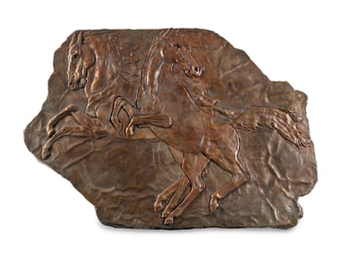 Bobbie Carlyle (American, b. 1957) Mustang Relief, edition 2/25, 1994