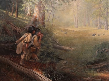 Jacob Pfieffer (American, b. 1937)  Woodland Classroom