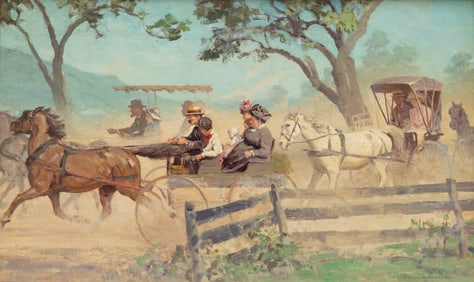Victor C. Anderson (American, 1882-1937) Going to the County Fair