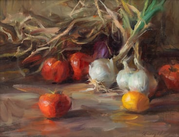Quang Ho (Vietnamese/American, b. 1963) Garden Variety - Onions and Tomatoes, 2000