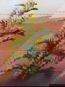 Gary Ernest Smith (American, b. 1942) Thistle with Barbed Wire, 1989