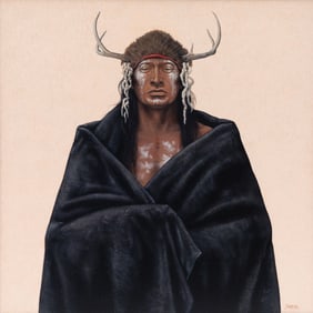 Kirby Sattler (American, b. 1950) The White Deer