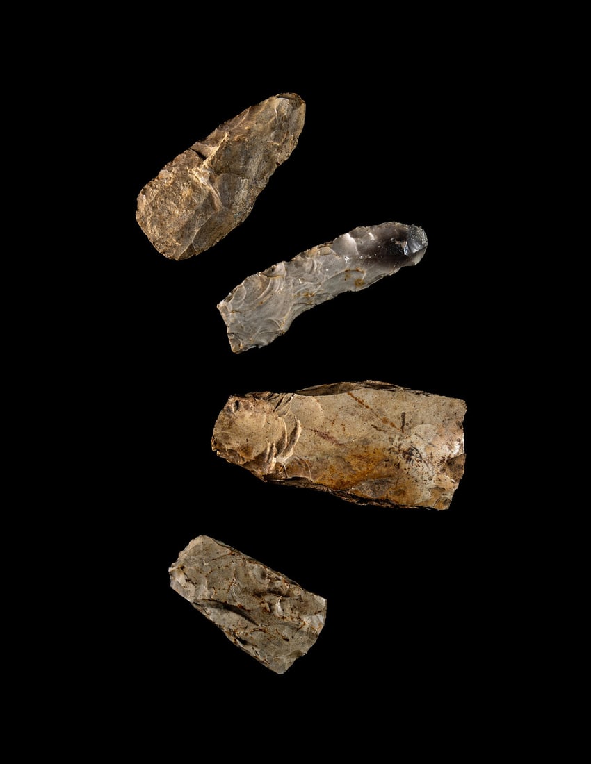 Four Neolithic Stone Axes