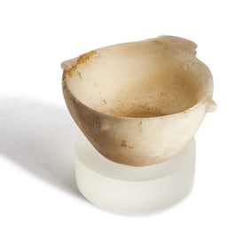 An Egyptian Alabaster Mortar