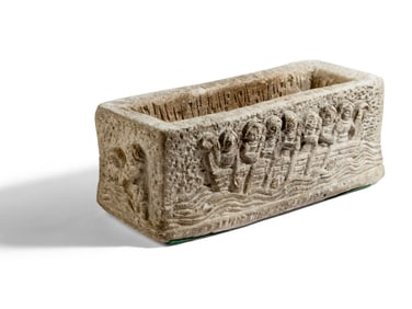 A Byzantine Stone Altar or Reliquary