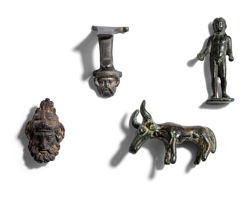 Four Greco-Roman Bronze Objects