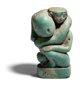 An Egyptian Faience Eroticon