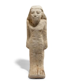 An Egyptian-Style Limestone Ushabti