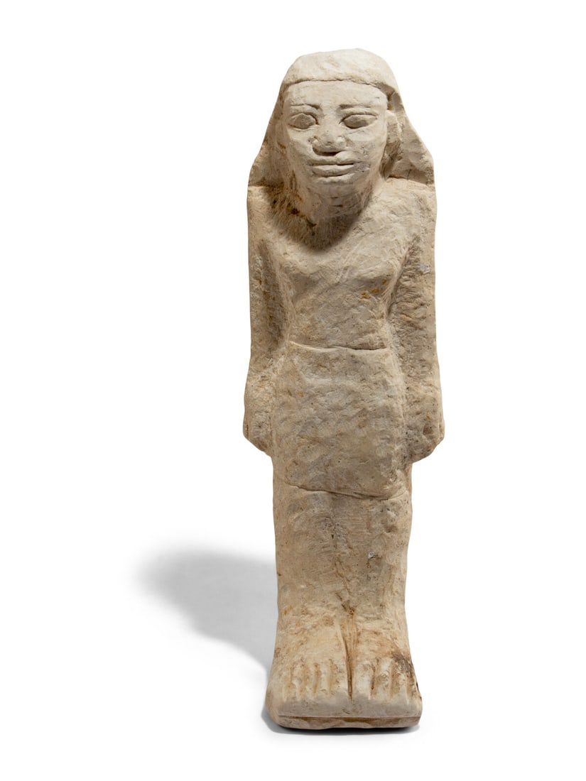 An Egyptian-Style Limestone Ushabti (1 of 6)