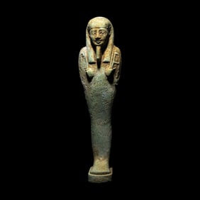 An Egyptian Faience Ushabti