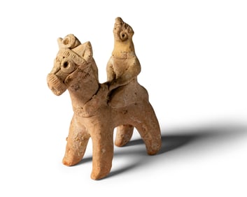 A Syro-Hittite Terracotta Horse and Rider