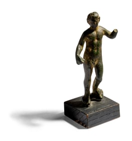 A Roman Bronze Youthful Hercules