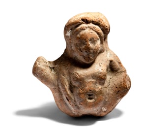 A Greek Terracotta Figure of a Woman