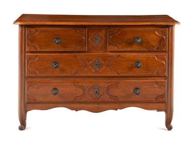 A French Provincial Walnut Commode