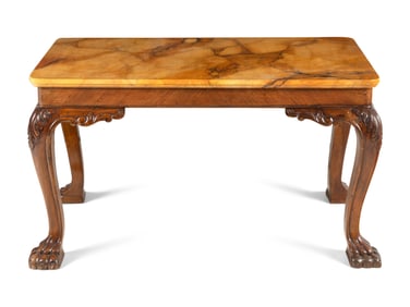 An English Mahogany Console Table