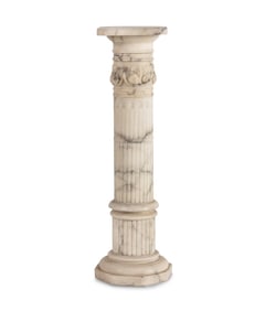 A Continental Marble Pedestal