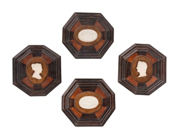 Four Framed Intaglios