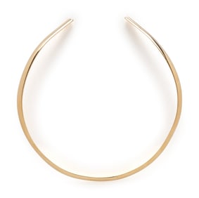 YELLOW GOLD TORQUE NECKLACE