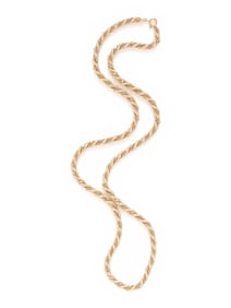 BICOLOR GOLD CHAIN NECKLACE