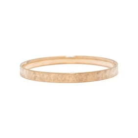 YELLOW GOLD BANGLE BRACELET
