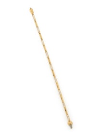 YELLOW GOLD AND DIAMOND BRACELET