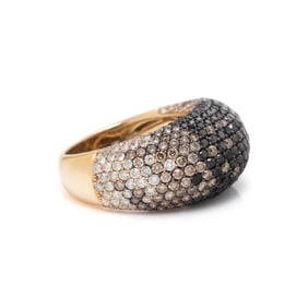 DIAMOND AND COLORED DIAMOND RING