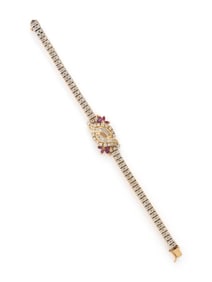 RUBY AND DIAMOND BRACELET
