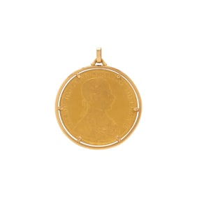 AUSTRIAN COIN PENDANT
