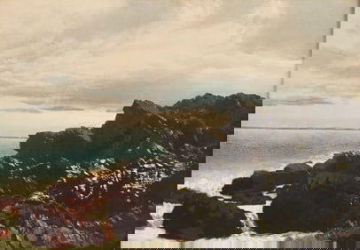 William Bradford (American, 1823-1892) Rocky Shore, Nahant