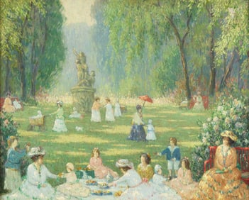 George J. Stengel (American, 1872-1937) The Picnic