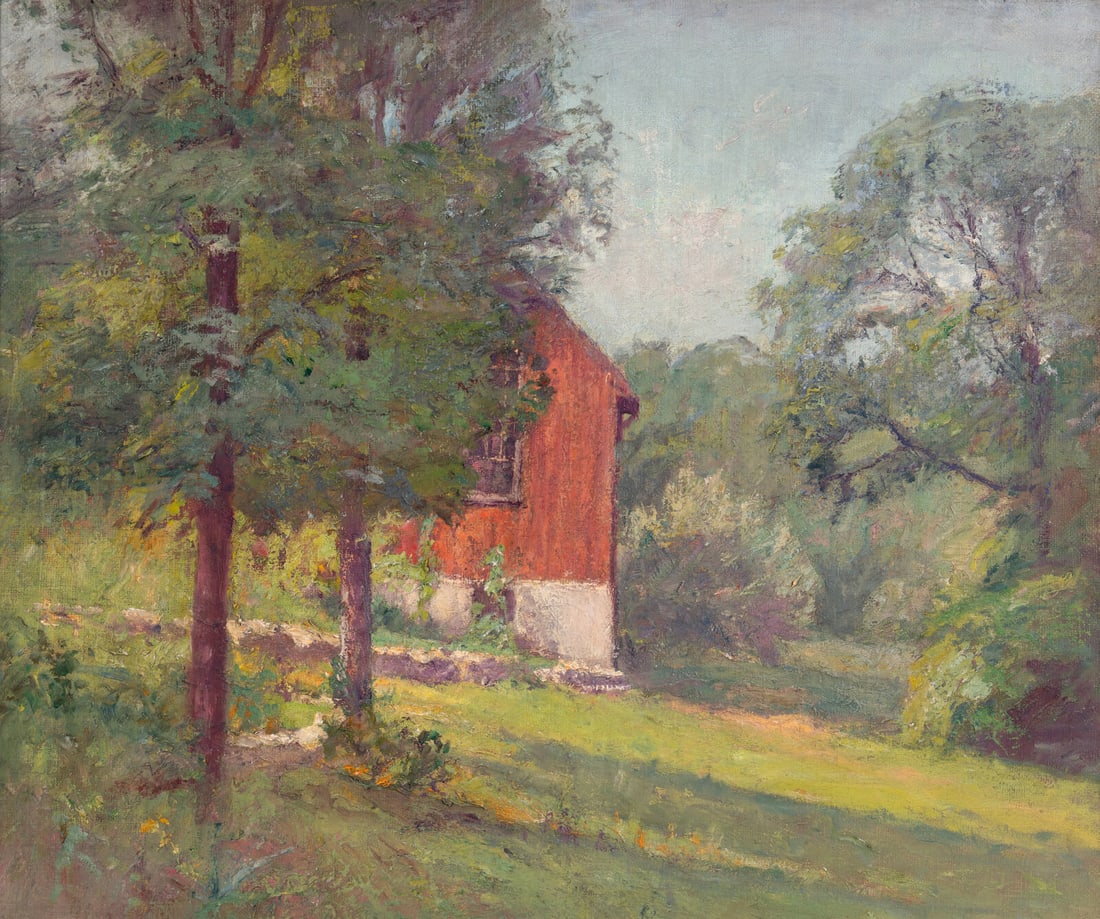 Theodore Clement Steele (American, 1847-1926) The Studio Window (1 of 3)