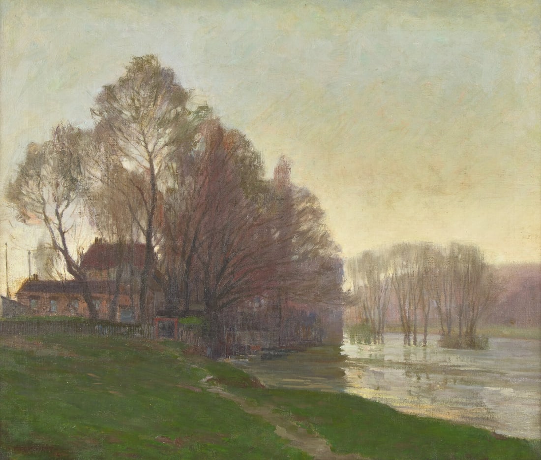 Frederick J. Mulhaupt (American, 1871-1938) Early Evening, 1906 (1 of 3)
