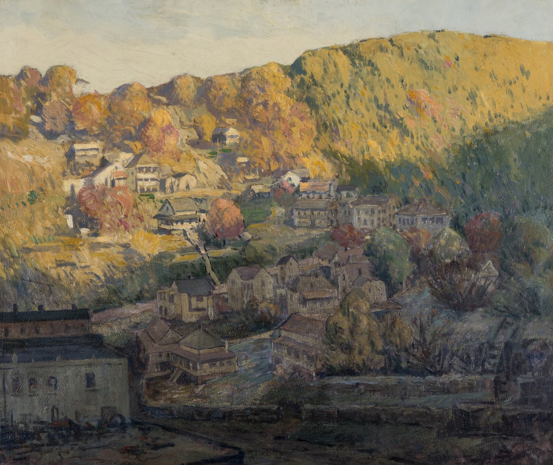 Charles William Dahlgreen (American, 1864-1955) Sunset, Eureka Springs, c. 1920 (1 of 3)