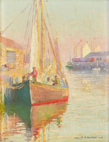 Gerrit Albertus Beneker (American, 1882-1934) Afternoon Glow, Provincetown, 1917