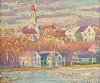 Gerrit Albertus Beneker (American, 1882-1934) Winter in Wellfleet, 1925