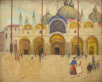Emma Fordyce MacRae (American, 1887-1974) St Mark’s Square, Venice