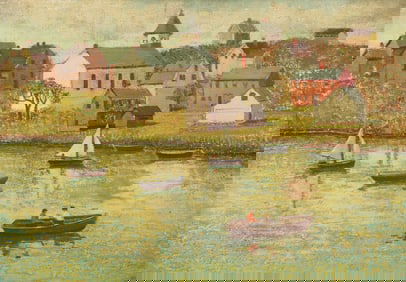 Emma Fordyce MacRae (American, 1887-1974) Riverdale, Cape Ann, 1954