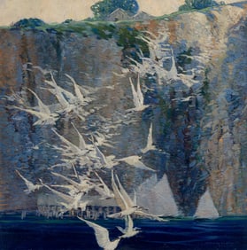 Frederic M. Grant (American, 1886-1959) Birds of a Feather