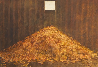 Jamie Wyeth (American, b. 1946) Winter Corn, c. 1965