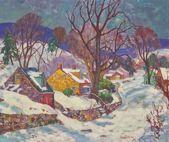Fern Isabel Coppedge (American, 1888-1951) Winter, Bucks County
