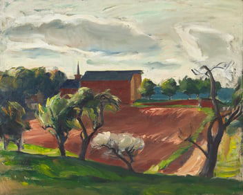 John Fulton Folinsbee (American, 1892-1972) Plowed Field