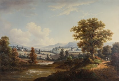 Gunther Hartwick (American, 1817-1899) In the Catskills