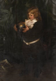 Pauline Palmer (American, 1867-1938) Portrait of a Young Boy
